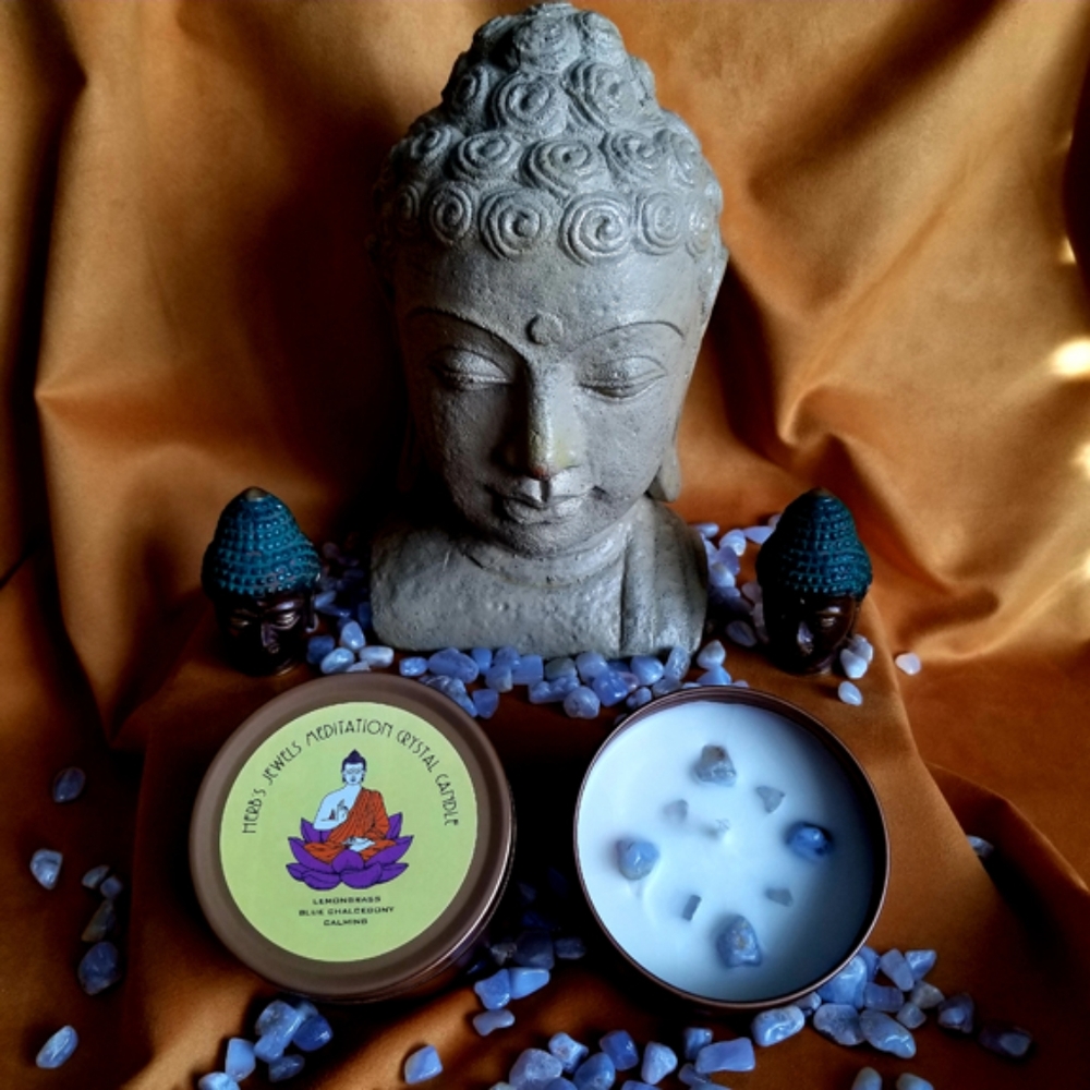 Crystal Meditation Candle